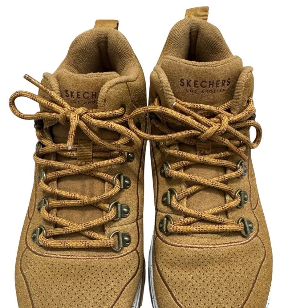 Skechers Uno Trail Boots 6 Wheat Memory Foam Trail Core Utility Style - Picture 5 of 11